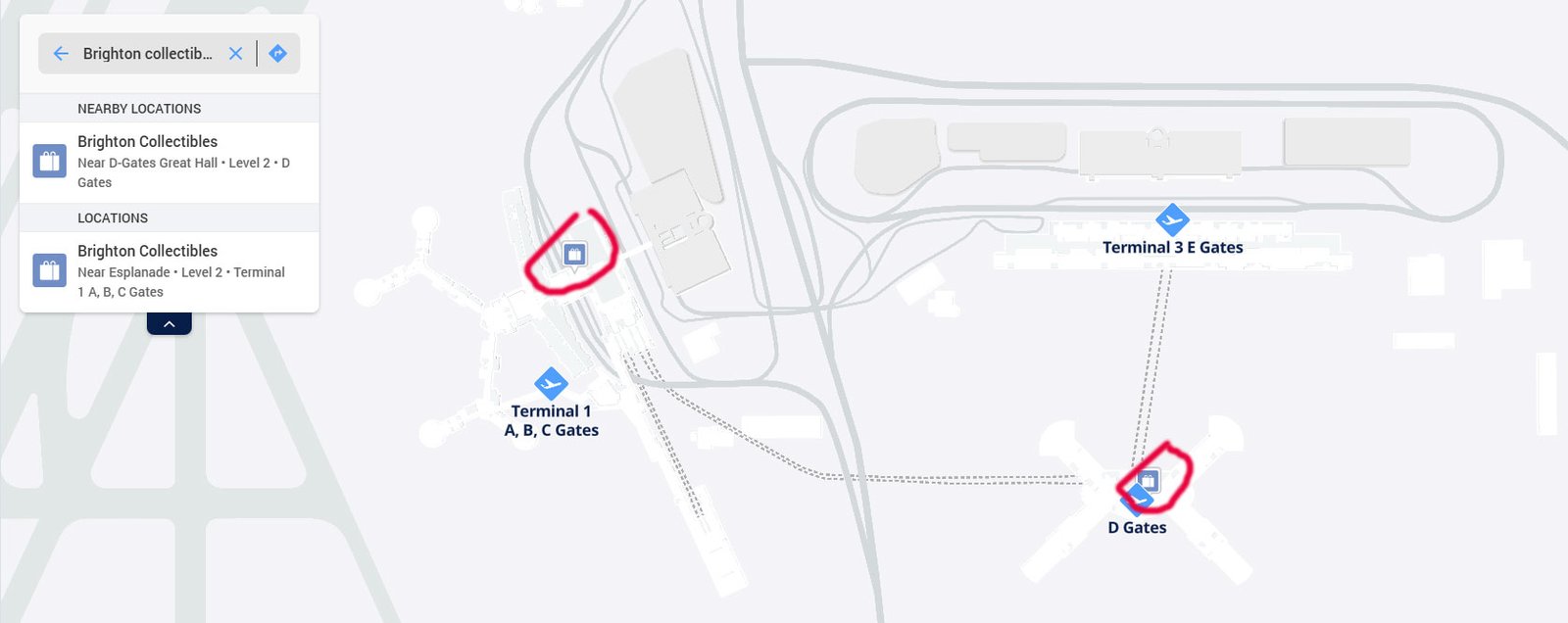 Brighton collectibles las airport
