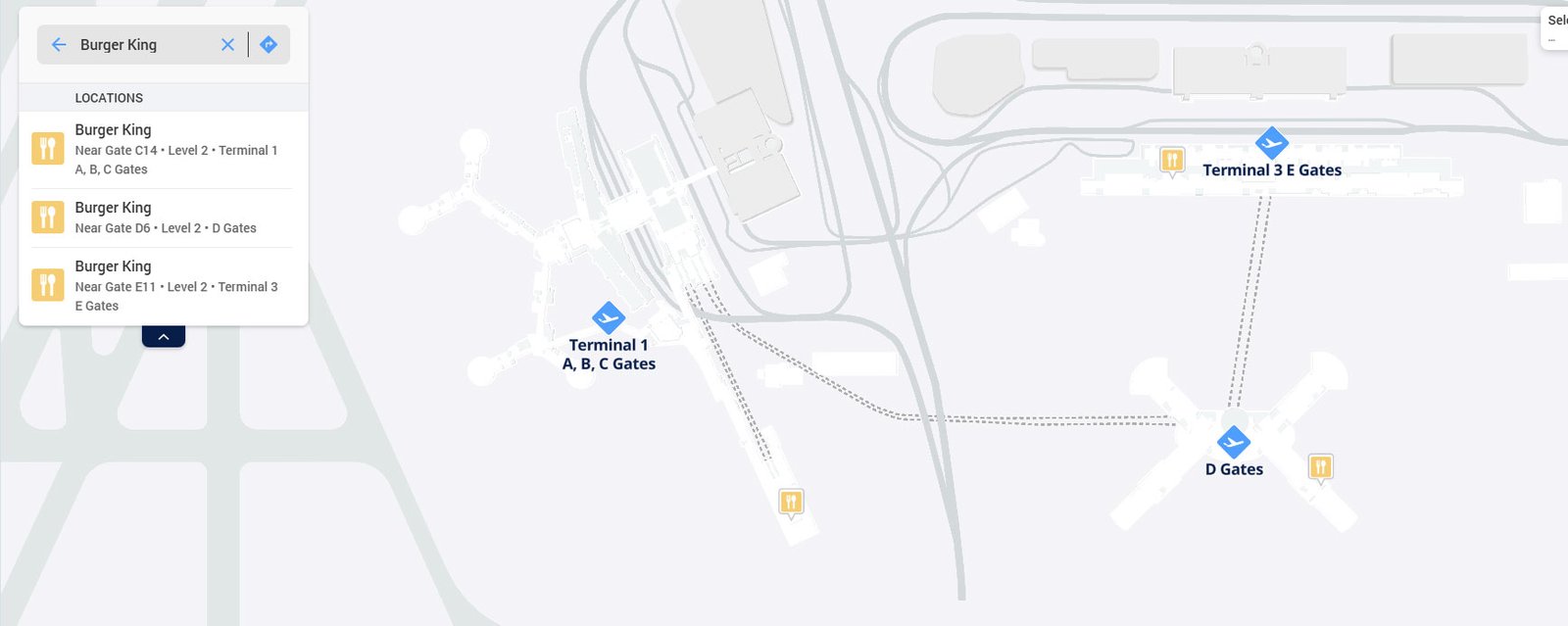 Burger King las vegas airport