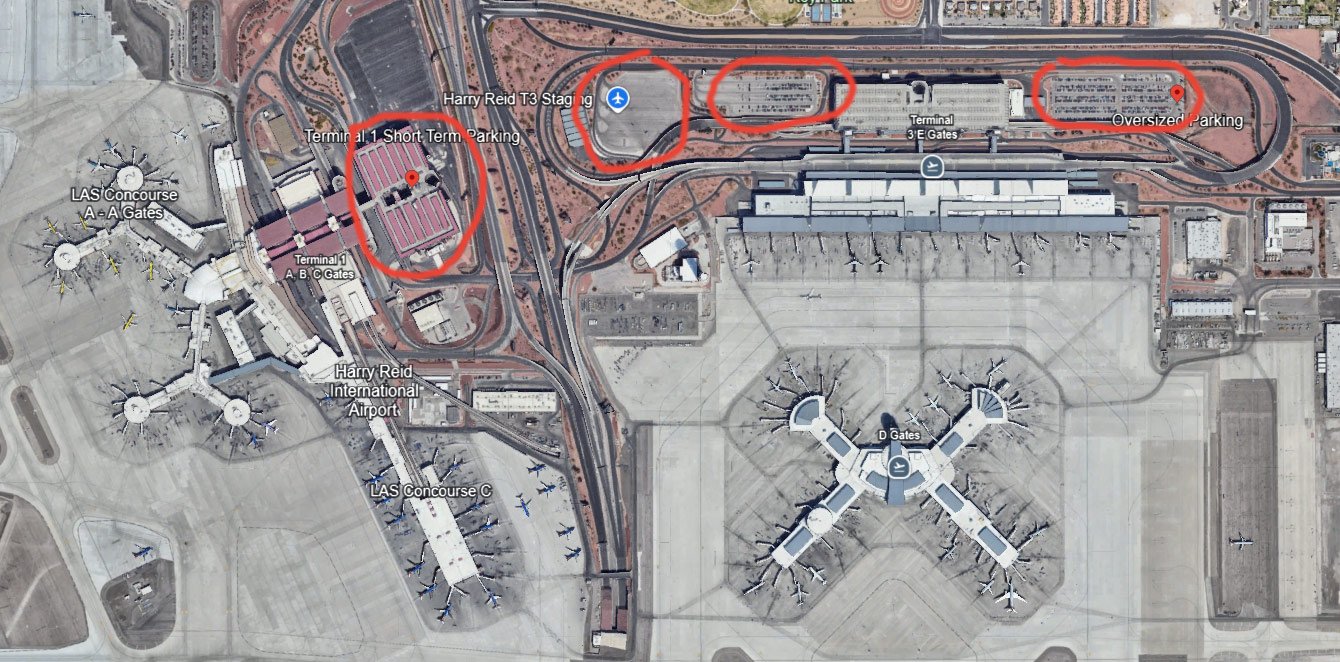 cost of parking at las vegas airport