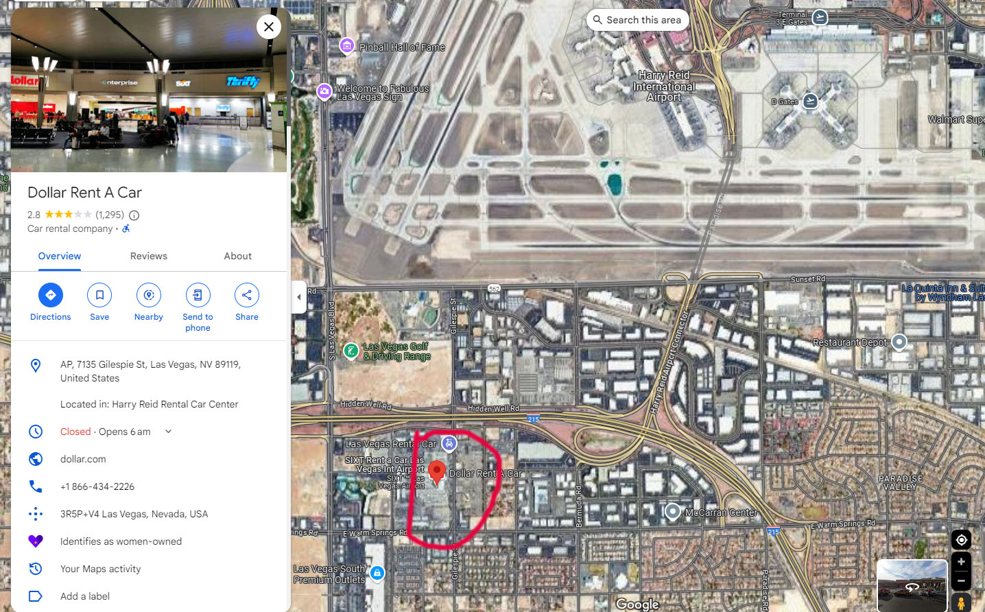Dollar rent a car las vegas airport