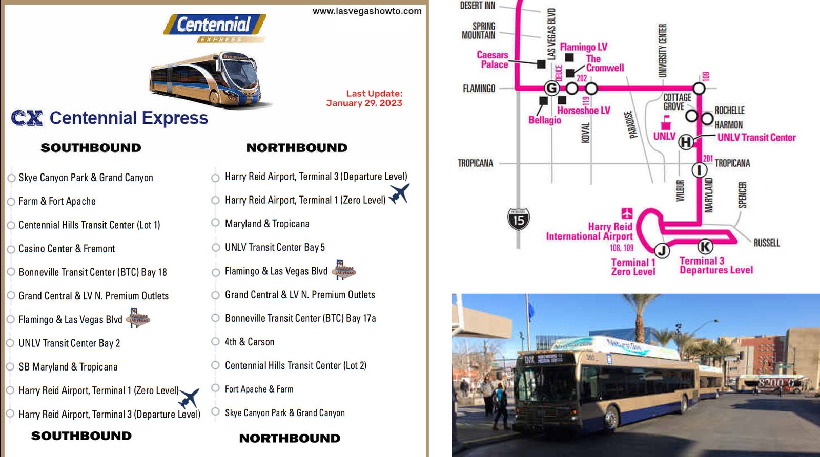 Public Transport Las Vegas airport