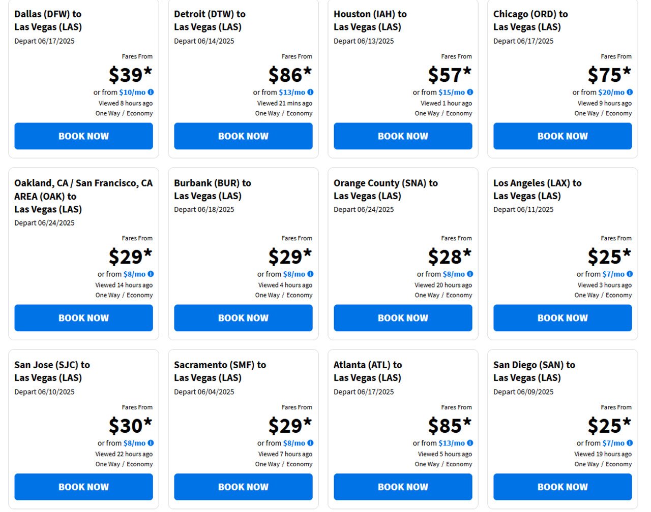 Spirit Airlines destination