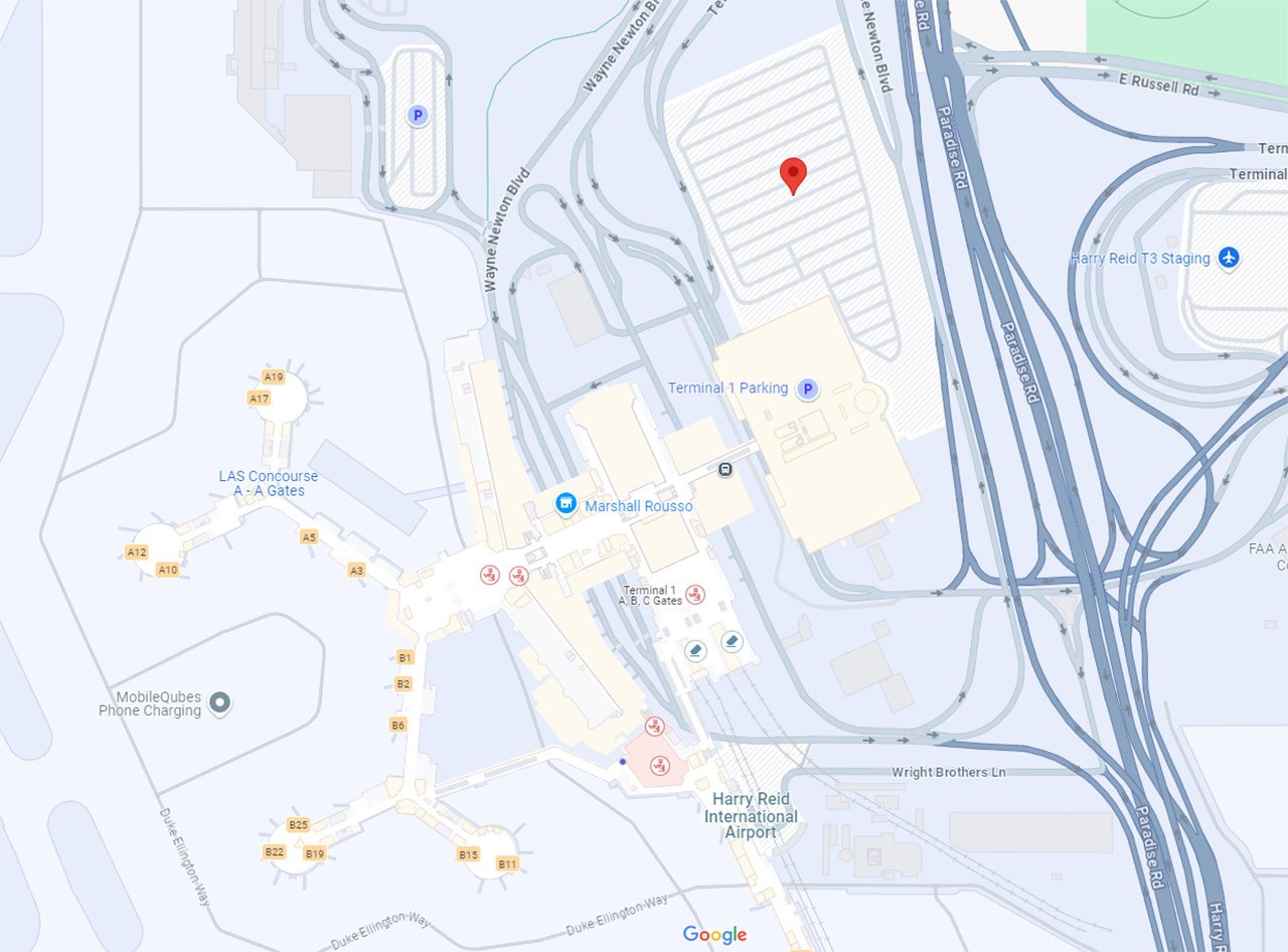 Terminal 1 - Economy Parking las vegas airport