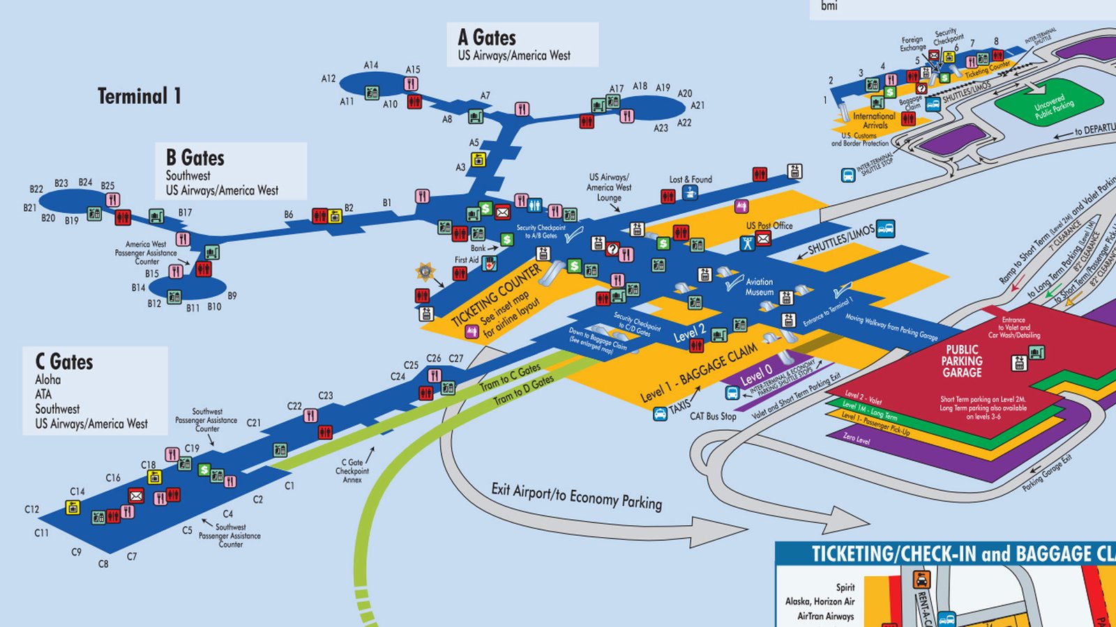 terminal 1 las map