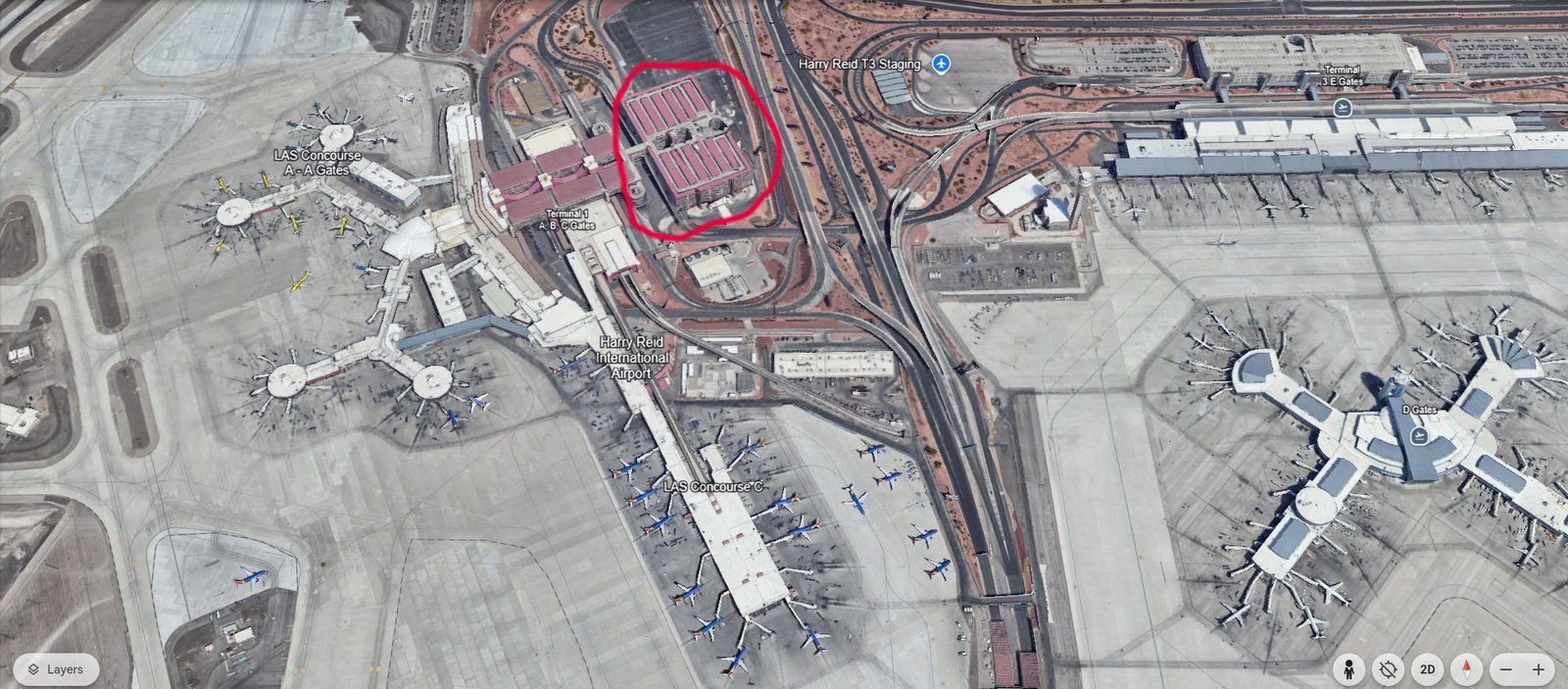 Terminal 1 Long-Term Parking las vegas airport