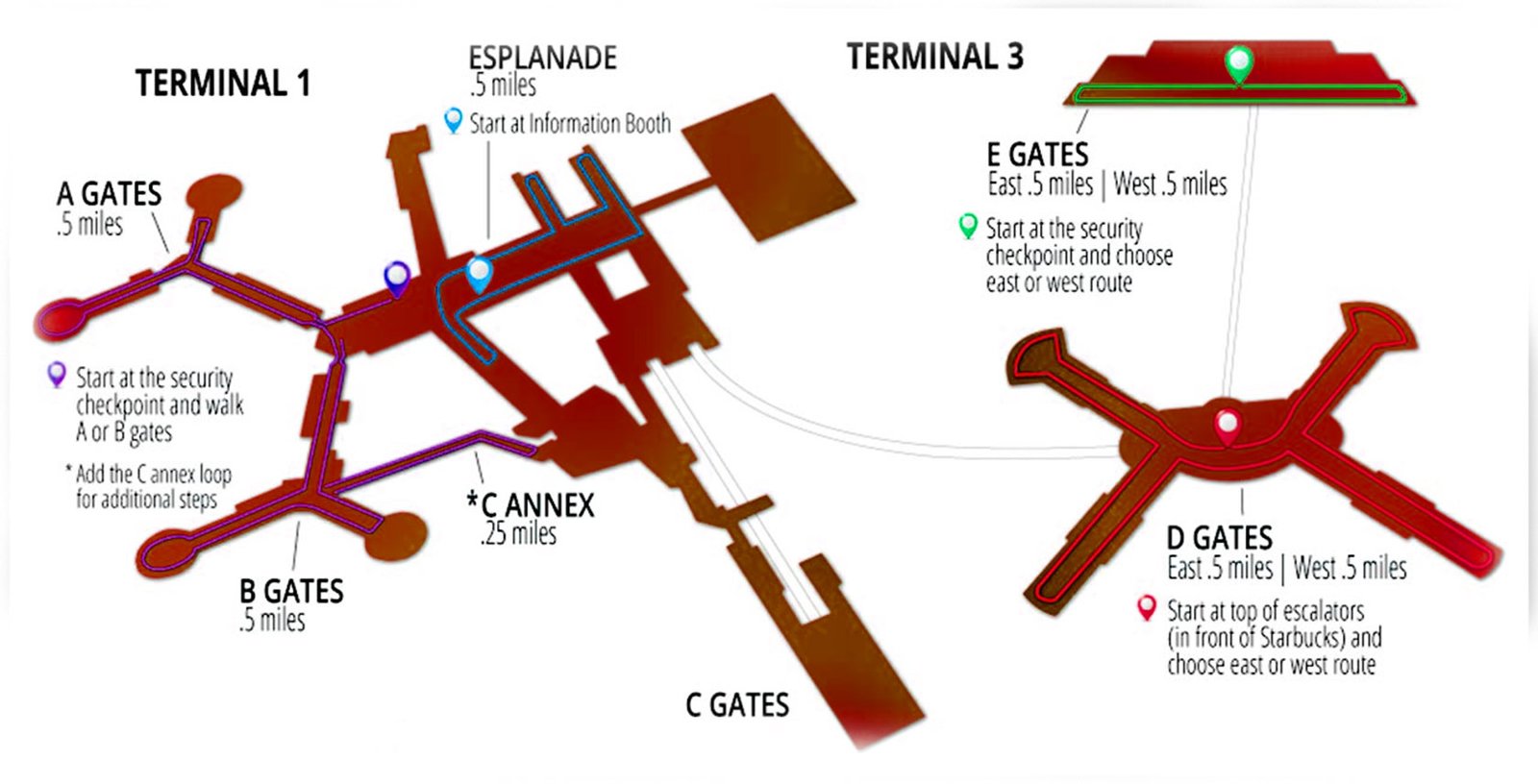 terminal map las vegas airport